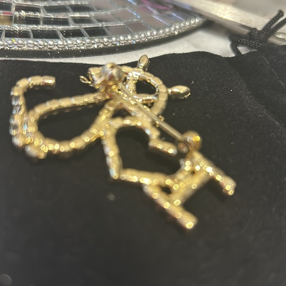 “I ❤️ Cats” Vintage Austrian crystal Pin/Brooch-NWT - Picture 5 of 5